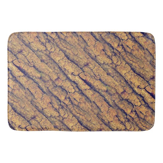 Fotografie - WOOD BARK + uw ideeën Badmat (Voorkant)