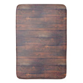Fotografie - WOOD BOARDS + uw ideeën Badmat (Voorkant Verticaal)