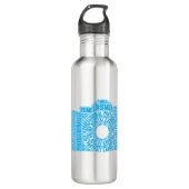 Fotografie Word Cloud Water Bottle Waterfles (Voorkant)