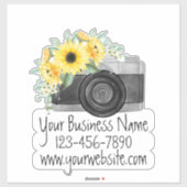 Fotografie Zakelijk Decal Sticker (Vel)