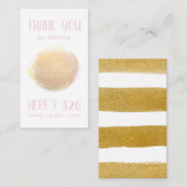 Fotografie Zakelijke Coupon Kaart Visitekaartje (Voorkant / Achterkant)