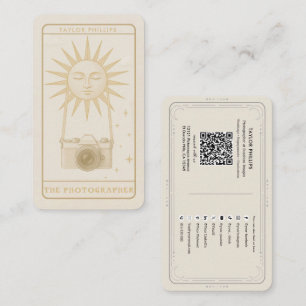 Fotografie Zon Tarot Fotograaf Social Media QR Visitekaartje