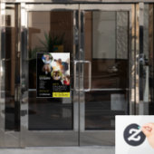 Fotografiebedrijf op maat raamsticker (Kantoordeur)