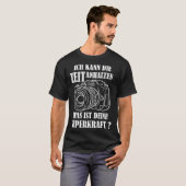 Fotografiecamera gadget t-shirt (Voorkant volledig)