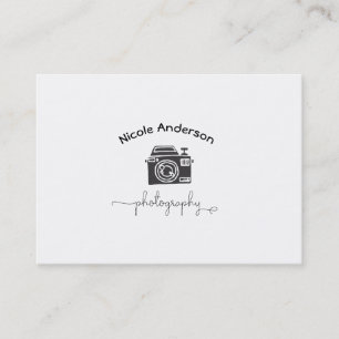 Fotografiecamera Moderne Minimale Logo Visitekaartje