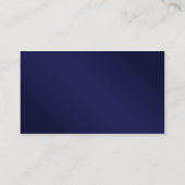 Fotografiecutout - blauw visitekaartje (Achterkant)