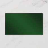 Fotografiecutout - groen visitekaartje (Achterkant)