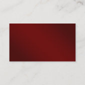 Fotografiecutout - rood visitekaartje (Achterkant)