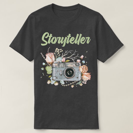 Fotografiedag - camera fotograaf Verteller T-shirt (Design voorkant)