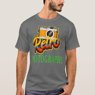 Fotografiedag Retro Fotografie Dag Gift Camera Fot T-shirt