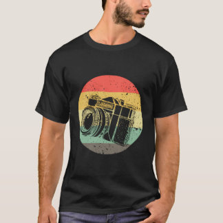 Fotografiedag Retro Fotografie Dag Gift Camera Fot T-shirt