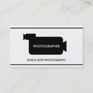 Fotografiefilmmaker Fotografie Gold Paper Visitekaartje