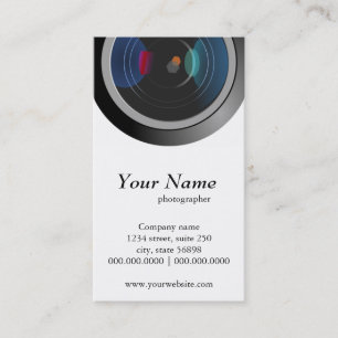 Fotografielens Fotografie Visitekaartjes