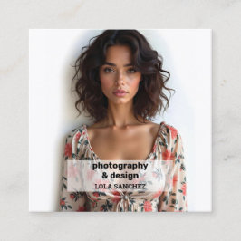 Fotografiescan QR Vierkante Visitekaartje