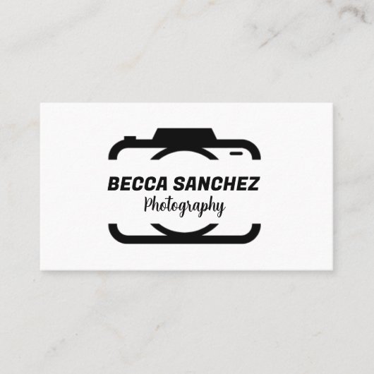 Fotografiescript Moderne Sociale Media Visitekaartje (Voorkant)