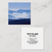 Fotografieslein Vierkante Visitekaartje (Voorkant / Achterkant)