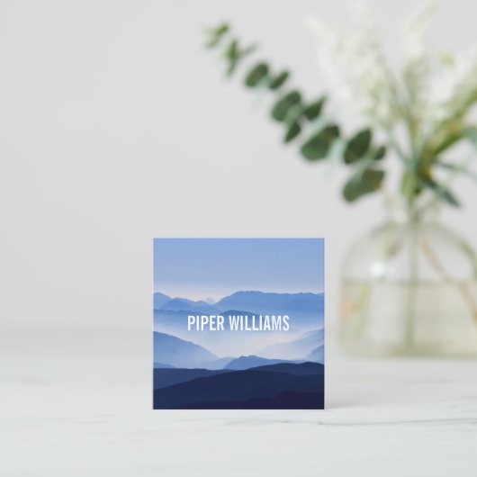 Fotografieslein Vierkante Visitekaartje (Staand voorkant)