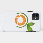 Fotografieslub met groene bladeren Case-Mate iPhone case (Achterkant (horizontaal))