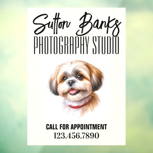 Fotografiestudio Raamsticker (Vel 3)