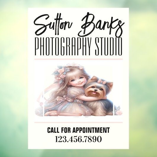 Fotografiestudio Raamsticker (Vel 3)