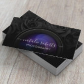 Fotografiet Camera Black Floral fotografie Visitekaartje