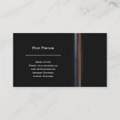 Fotografiet Camera Black & White Visitekaartje (Achterkant)