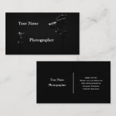 Fotografiet Camera Black & White Visitekaartje (Voorkant / Achterkant)