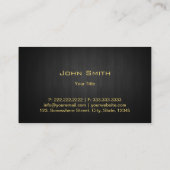 Fotografiet Gold Monogram Visitekaartje (Achterkant)