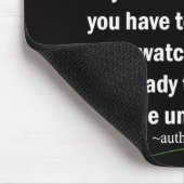 Fotografiet op zwart muismat (Hoek)