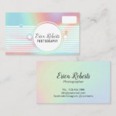 Fotografiet Pastel Camera Fotografie Visitekaartje (Voorkant / Achterkant)