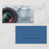 Fotografiet Visitekaartje Modern Grey Lights (Voorkant / Achterkant)