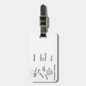 Fotografietaal Bagagelabel (Voorkant verticaal)