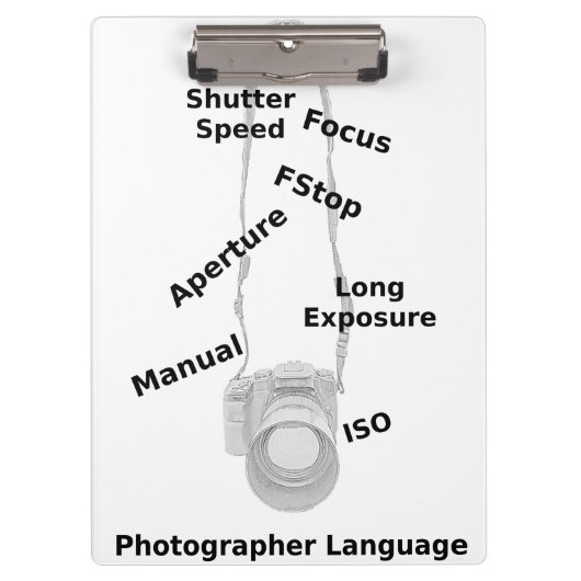 Fotografietaal Klembord (Voorkant)