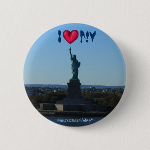 Fotografietoestel van Liberty New York City Ronde Button 5,7 Cm