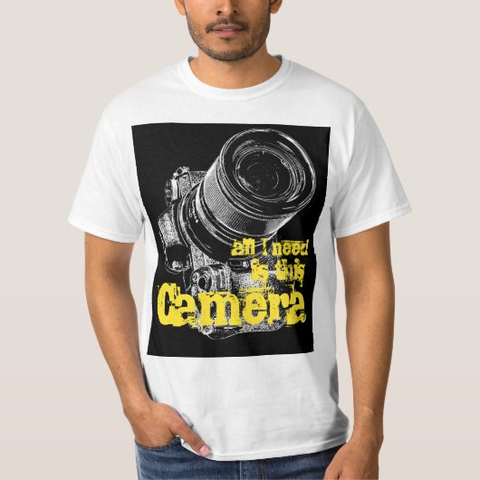 Fotografietshirts coole camera t-shirt (Voorkant)
