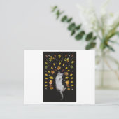 FOTOGRAFISCH BRIEFKAART VOOR KAT EN LEVEREN (Staand voorkant)