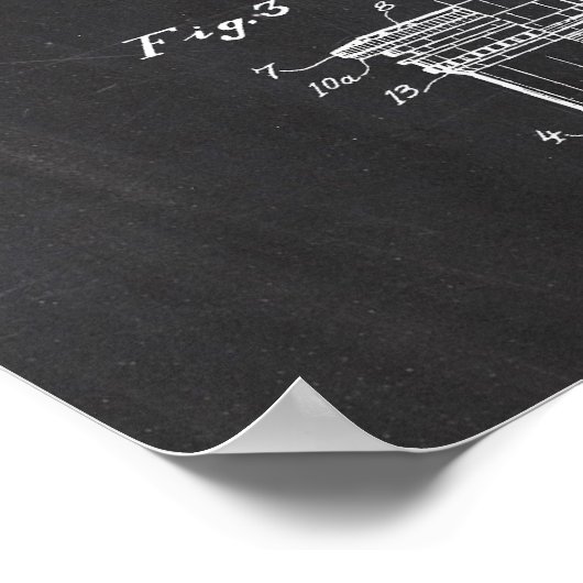 Fotografisch camera-octrooi poster (Hoek)