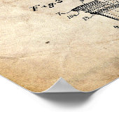 Fotografisch camera-octrooi poster (Hoek)