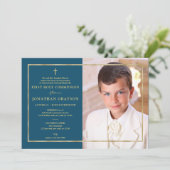 Fotografisch eersteklas Heilige Communistische Gou Kaart (Staand voorkant)