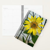 Fotografisch geel zonnebloempitaat planner (Display)