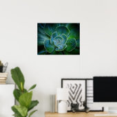 Fotografisch kunstwerk - Evergreen Plant Poster (Thuiskantoor)
