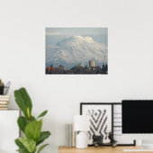 Fotografisch landschap voor Guardian Mount Rainier Poster (Thuiskantoor)