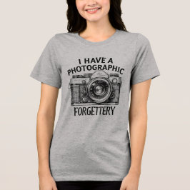 Fotografisch Vergeetachtigheid Tri-Blend Shirt