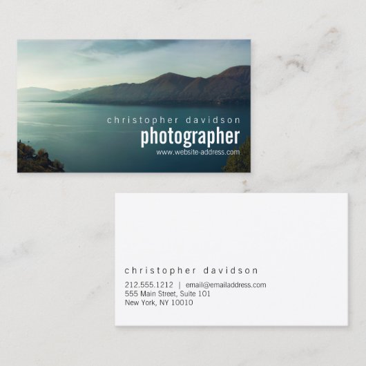  fotografisch Visitekaartje (Voorkant / Achterkant)