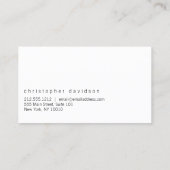 fotografisch Visitekaartje (Achterkant)