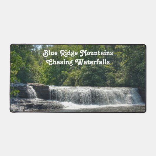 Fotografisch waterval Blue Ridge Mountains Bureaumat (Voorkant)