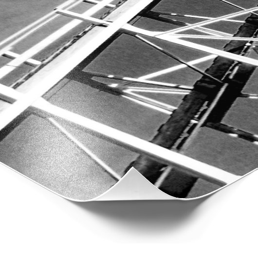 Fotografische afdruk 'Het klimmen naar de top' (Hoek)