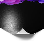 Fotografische afdruk "Paarse hydrangea Bloom" (Hoek)