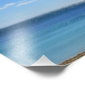 Fotografische afdruk Strand bij Freeport Bahamas Z (Hoek)