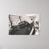 Fotografische afdruk van  propellervlak. canvas afdruk (Voorkant)